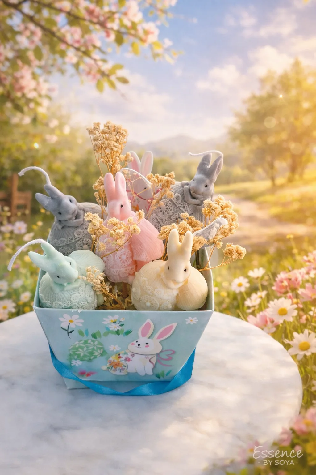 Little Bunny Blossom Basket